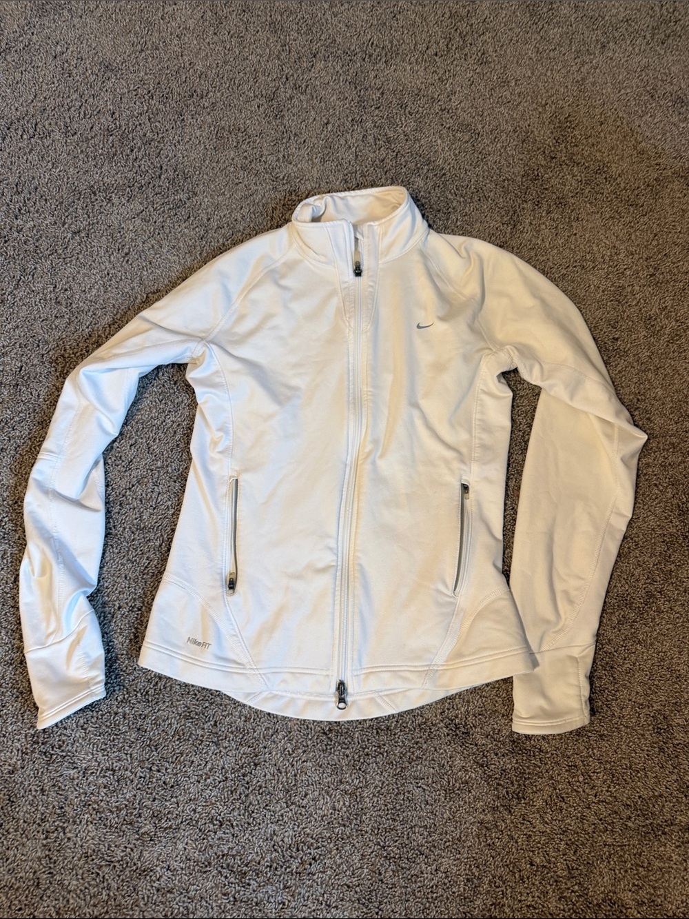 Nike Women’s White Full-Zip Utility Jacket